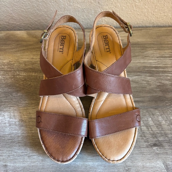 Born Cork Wedge Sandals - Picture 3 of 12